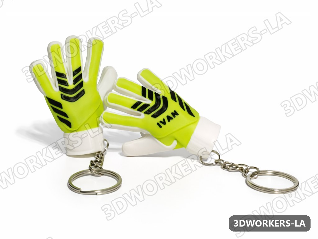 Llavero de Guantes de Portero